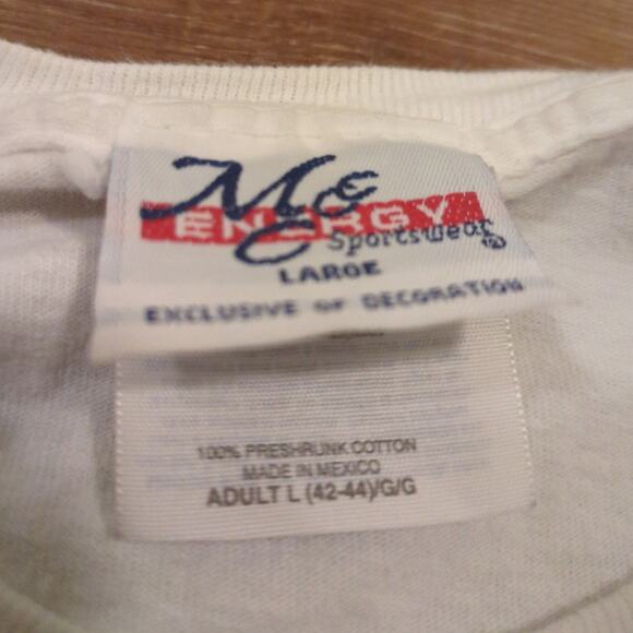 VTG MC Energy Butterfly USA Women's Large Shirt Floral Nature America USA Y2K - Picture 3 of 7